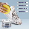 Multi-Functional Cleaning and Stain Removal Cream, 2023 New Version White Shoe Cleaning Cream with Sponge, Multipurpose Cleaning Gleaning Cream White Shoe Cleaner Decontaminate Solid Paste FT TRADERS. 