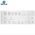 4PCS Universal BGA Stencil for MTK MSM Samsung Huawei Xiaomi iPad CPU RAM PM IC Reball Pin Direct Heat Template in Pakistan. 