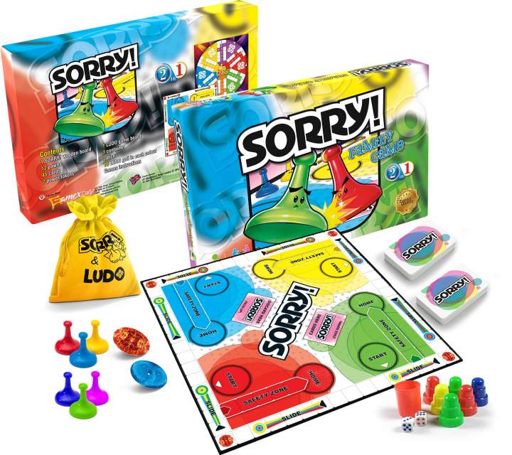 SORRY & LUDO – Family Games – 2 in 1