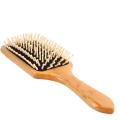 100% Bamboo Hair Brush, Square Brushes for Hair - (Large Size Brush), Wood Hair Brush, Large Square Paddle Brush Wood Massage Brush with Wood Bristles, Soft Paddle Styling Brush, Wood Brush, Male Organic Brush,Hairbrush for Women |  Hair Accessories. 