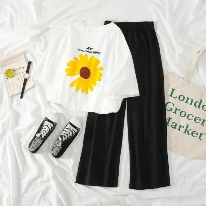 Not-Just-Nighty%20Cotton%20Jersey%20Pajama%20Set%20for%20Women%20S%E2%80%93XL%20&%20Girls%207%E2%80%9314%20Years%20%7C%20Sunflower%20Summer%20Sleep,%20Lounge%20&%20Home%20Wear%20-%20Image%208