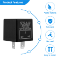 2PC 12V 3Pin Car Flasher Relay CF13 JL-02 Fix LED Light Indicator. 