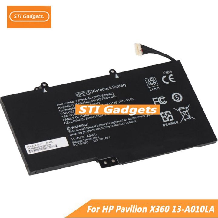 NEW LAPTOP BATTERY FOR HP  Envy X360 15-U100NX 3CELLs,2200mAh