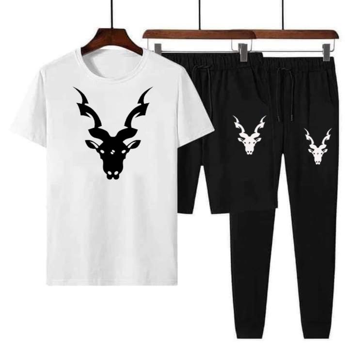 NEW SUMMER COLLECTION MEN TRACK SUITS | T-SHIRTS + TROWSER | PACK OF3 TRACK SUIT FOR MEN