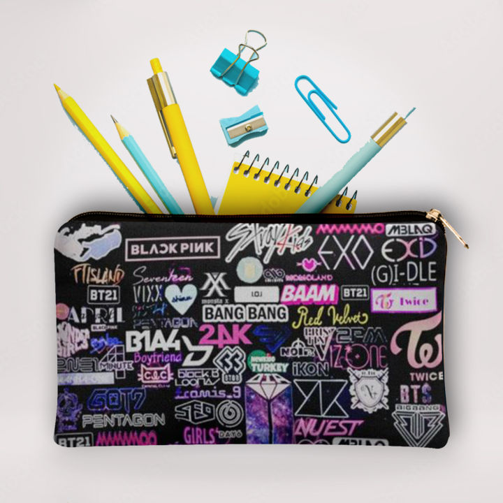 Kpop Idol Pouch For Korean Stars Fan Premium Quality Multipurpose Purse