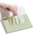 Portable Facial blotting paper High-absorbency Individually packed Compact size Oil absorbing sheets 100 pieces Fragrance-free. 