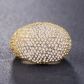 Milangirl High Quality Big CZ Rings Bling Rings for Women Wedding Engagement Fashion Jewelry Golven Toy. 