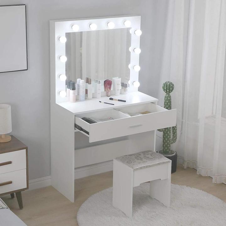 Modern Dressing Table With Mirror Bedroom Furniture Vanity Mirror Dressing Table With Drawer