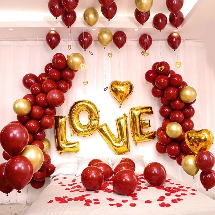 (SPECIAL%20DISCOUNT)%20Pack%20of%20100pcs%20Shining%20Red%20Balloons%20For%20Wedding,%20Anniversary,%20Valentines%20Day,%20Birthday%20Decorations,%20Welcome%20Party,%20Room%20Decorations,%20Party%20Decorations%20Items%20-%20Image%205