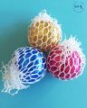Pack of 3Pcs Stress Squishy Mesh Balls for kids. 