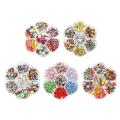 Mini Decorative Split Pins Metal Brads Paper Fasteners for Scrapbooking Paper Craft Office School Stationery for Kids Student. 
