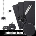12 Pcs Iron-on Mending Fabric 4.92 x 11 Inch Iron on Clothes Patches. 