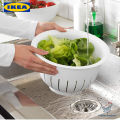 IKEA VISPAD Colander | Collapsible Colander | Best Plastic Colander | Sink Colander | White Colander For Kitchen. 