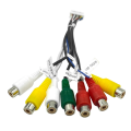 20 Pin Android Car Stereo Automotive Connector RCA Wiring Harness Adapter 7-Head RCA Audio/Video AUX Cable. 