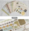 Design Paper Pack Scrapbook Papers Patterned Paper For Crafting 6x6 Inches. 