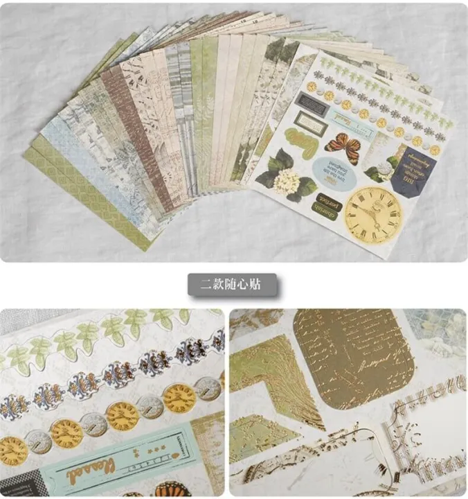 Design%20Paper%20Pack%20Scrapbook%20Papers%20Patterned%20Paper%20For%20Crafting%206x6%20Inches%20-%20Image%203