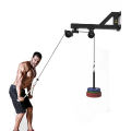 Home Gym Wall-mounted Cable Machine Attachments Workout Triceps Biceps Pulley System Fitness Pull Down Rope Equipment(AMBALA FITNESS). 