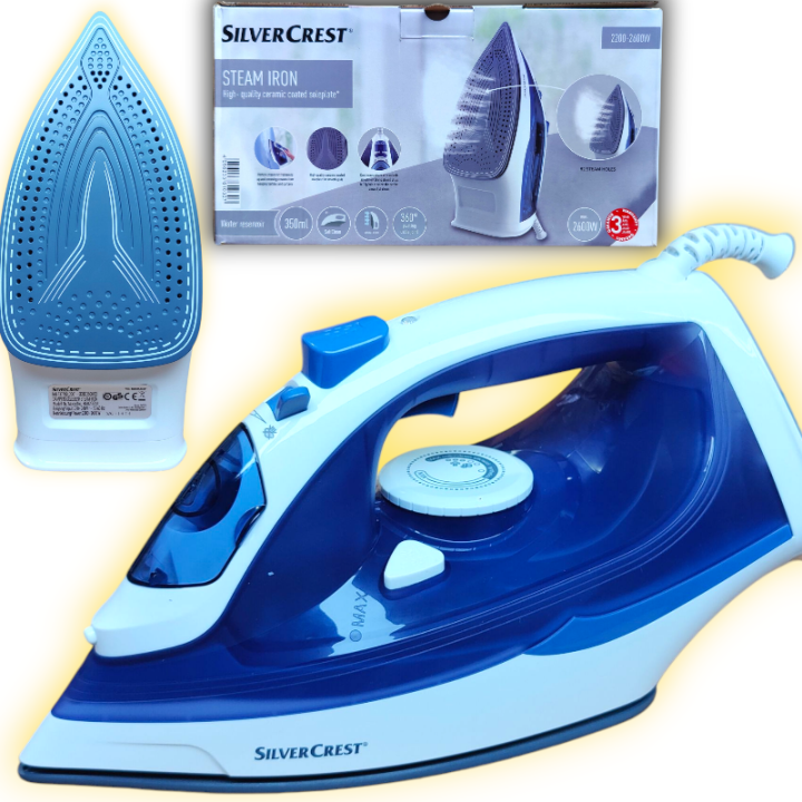 Continuous Steam Iron Scarlet/ Silver Crest/  RAF R.1204/1106/1201/1248/1262/1153/1210/1211 Electric Steam Iron full  size Non Stick Plate 1200-2400 Watts High Quality Cord/Cordless Steam Burst Irons