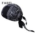 Farfi Pirate Hat Anti-pilling Cashew Print Bandana. 