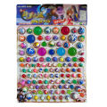 No. 1 Dragon Ball children's toy bouncy ball lottery big, medium and small solid bouncing bouncing ball in front of the supermarket. 