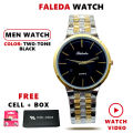Faleda Fashion New Style Top Brand Quartz Stainless Steel Water Resistant Watch For Men. 