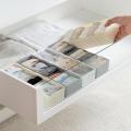 Pack of 3 5 Cells Plastic Storage Box Tie Bra Socks Underwear Drawer Cosmetic Stationery Divider Tidy Organizer. 
