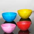 4pcs (Random Color) Plastic Bowl Random Color Microwavable Unbreakable Anti Slip Design Child Food Soup Noodle Bowl Tableware. 