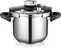Steampunk Pressure Cooker Stainless Steel, Premium ,9L Capacity High Pressure Cooking Pot for Gas Stove Best Quality. 