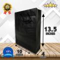 BLACK PAPER BAGS  Pack of 8 Premium Quality Black Paper Bags  (IMPORTED PAPER) of 13.5 x 10 x 4 inches. 