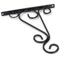 Iron Garden Wall Hanging Stand - Flower Plant Pot Bracket Hook Shelf Stand Holder - hanging light stand. 
