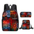 2022 New Stranger Things 4 School Bag Backpack Set for Elementary School Students Stranger Things 4. 
