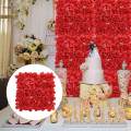Artificial Panel, Silk Flower Wall Background, Backdrop for Wall Decor, for Wedding Shop Window Stage Background Party. 