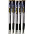 PIANO POINT Ball Pen,10 pcs, 0.8mm Smooth Tip, Comfortable Rubber Grip. 