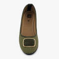 ECS Buckle Pumps Flat Pumps For Women. 
