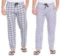 pack of 2 Multicolour Cotton Checkered trouser. 