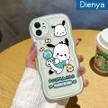 dienya For VIVO Y15s Y15a Y01 Case Cartoon Sweet Baby Pochacco Wave Border Silicone Edge Pattern Phone Case Full Cover Lens Camera Protector Soft Back Cover. 