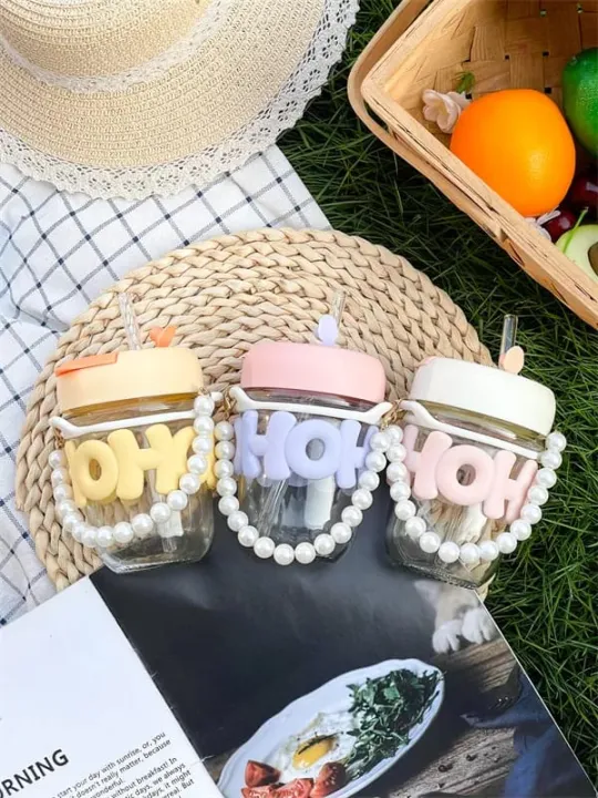 Imported%20Cute%20Girl%20Transparent%20Glass%20Heat%20Resistant%20Tumbler%20With%20Pearl%20Chain%20Sipper%20Glass%20Cup%20Portable%20Double%20Drinking%20Aesthetic%20Coffee%20Mug%20With%20Straw%20Gift%20For%20College%20Girls%20Teen%20hoho%20Mugs%20for%20Gift%20-%20Image%205