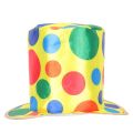 Clown Hatcostume Cosplay Party Decoration Hats Caps Circuspolka Dotrainbow Performance Cap Propsscary Big Funny Headwear Prop. 
