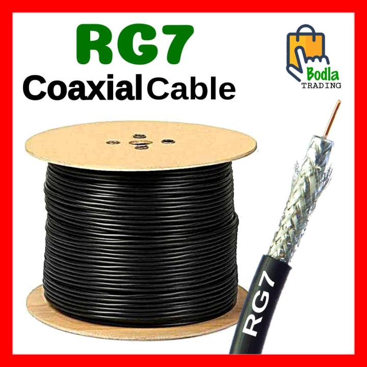 RG7 Coaxial Cable TV Cable- Antenna Satellite Dish Digital Signal Audio Video Cable