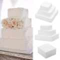 3Pcs Kitchen Supplies Bakeware Styrofoam Cake Dummy Foam Cake Mould Practice Model Baking Mold. 