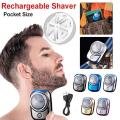 Mini Shaver Portable Electric Shaver, Electric Razor 6 Blade New Pocket Size Portable Electric Shaver For Men, Magic USB Mini Shaver Electric Razor For Men, Rechargeable Travel Razor. 