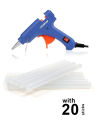 Small Glue-Gun with 10 Glue Sticks Bundle - Blue Colour Glue-Gun. 