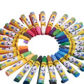 12 / 24 pcs Colors Silky Crayons Set, Non Toxic Washable Rotating Silk Crayons Body Paint Large Water Soluble Blend-able Painting Stick Graffiti Safe for Baby, Kids and Children. 
