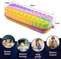 Pop Fidget Pencil Case for Girls, Push Pop Bubble Pencil Pen Case for Kids, Pop up Pencil Case Large Capacity, Pop up Pencil Pouch Fidget Toy, Poppet Pencil Boxes School Season Gifts. 