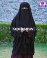 KK Hijab | zipper hijab double layer arabic hijab with niqab large size best fabric. 