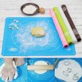 Silicone Baking Mat Extra Large for Pastry, Roti & Dough Rolling with Measurements | Non-Stick Heat-Resistant Baking Sheet | Reusable Rolling Board for Bread, Cookies, Pizza, Chapati | Kitchen Counter Protective Mat. 