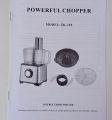 4 in 1 NP NationalPower 1.2 Liter Electric Meat Chopper With Vegetable Cutter and Citrus / Food Processor / Meat Grinder 800 watts. 