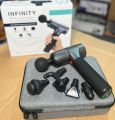Rechargeable Infinity Massager PR Pro Imported massage device | 6 in 1 multiple attachements, 6 speed level, for targeted body muscle pain relief with powerful battery backup.. 