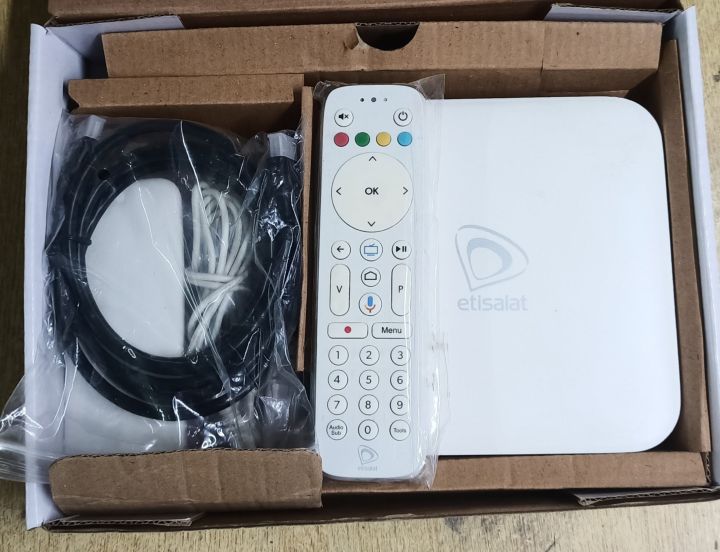 Etisalat Android Tv Box - Android 9 - 2Gb 8Gb - 4k Ultra Hd Smart Box Device with Original Remote