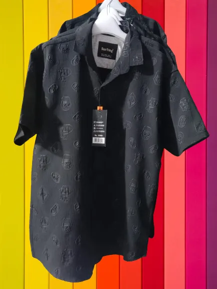 Classic%20Black%20100%25%20Premium%20Quality%20Cotton%20Half%20Sleeve%20Shirt%20for%20Men's%20and%20Boy's%20-%20Image%204